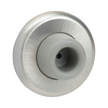Pamex 2-1/2in Diameter Concave Wall Stop Satin Stainless Steel Finish DD0253SS
